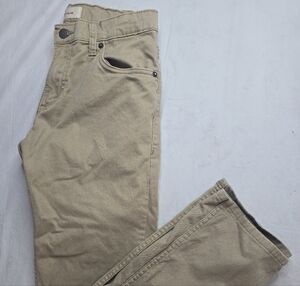 Levi's 511 Slim Jeans Khaki Mid Rise Straight Leg School Boys 16 Reg W28 L30